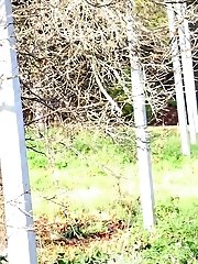 15 pictures - Sexy European makes a wet piss puddle outside