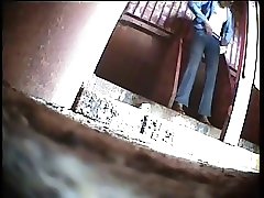 6 movies - Shapely gals recorded relieving themselves in a shared bathroom Part 3