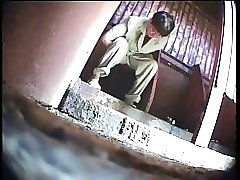 6 movies - Both senior and youthful women filmed urinating in a public setting Part 1