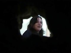 6 movies - Two attractive gals caught on camera taking a pee in a secluded area Part 3