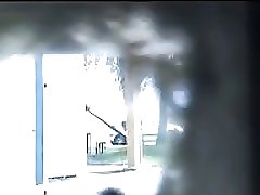 6 movies - Charming young lady with a fine physique recorded in a garden toilet Part 3